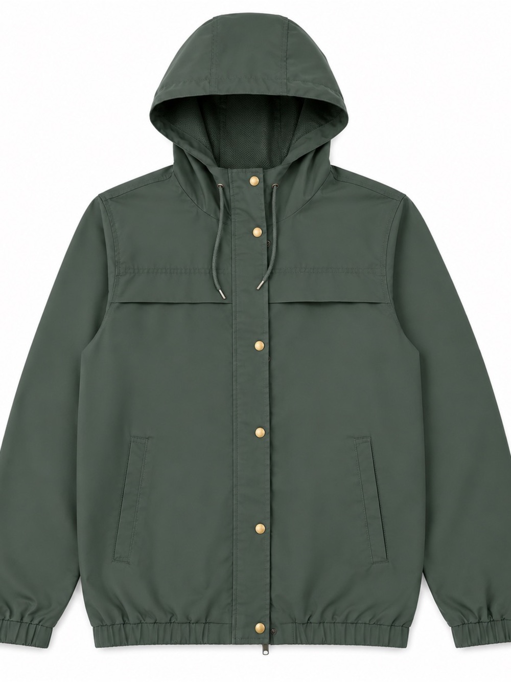 Volcom Hooded Windbreaker Jacket in Olive Green Men’s XL